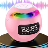 Reloj Despertador Digital Led Con Bocina Radio Y Bluetooth