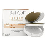 Base De Maquiagem Em Pó Bel Col Solectiv Areia Pó Compacto Mineral Powder Fps30 Tom Areia - 12g