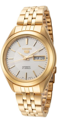 Reloj Seiko 5 Automático Snkl26k Dorado Para Hombre Liniers