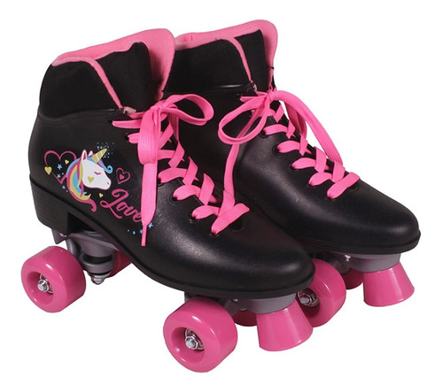 Roller Patins Infantil Menina Menino Skate Unicórnio 35 A 38