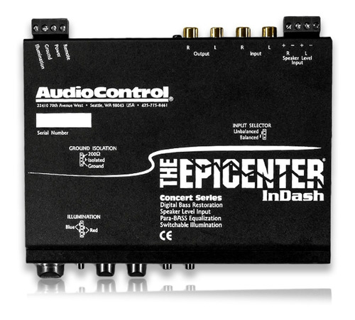 Epicentro Restaurador Audiocontrol The Epicenter In Dash