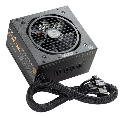 Fonte De Alimentação Para Pc Evga Bq Series 600 Bq 600w  Black 100v/240v