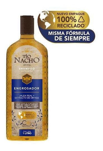 Shampoo Capilar Tío Nacho Engrosador 1 Lt