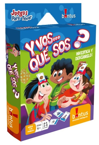 Y Vos Quien Sos? Juego De Cartas Bontus - Playking