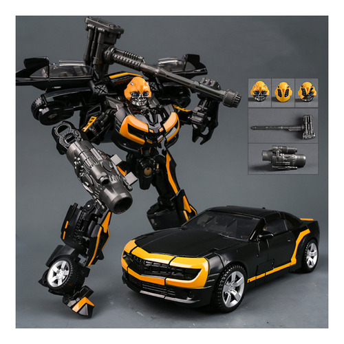 H Transformers Bumblebee Camaro Transformável Miniatura