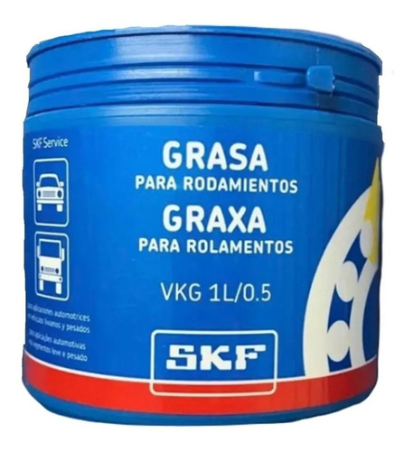 Grasa De Litio Skf Para Rulemanes 500 Gramos Vkg