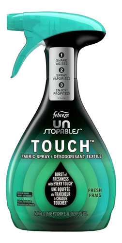 Febreze Unstopable Touch Elimador Olores Aroma Fresh 500ml