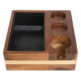 Espresso Knock Box, Caja Organizadora De Café 4 En 1, 58 Mm