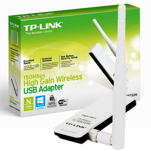 Adaptador Usb Wifi Tp-link C/ Antena 722n | Tl-wn722n 01