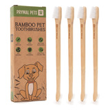 Prymal Pets Cepillo De Dientes Para Perros I Paquete De 4 Ce