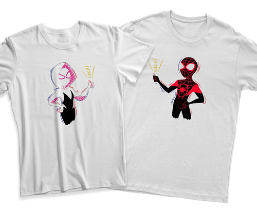 Playera De Spider Man Y Gwen Para Novios Parejas Dúo #48