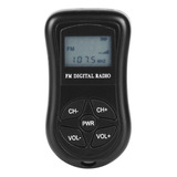 Radio Portátil Kdka-600 Mini Fm Estéreo Con Pantalla Lcd De