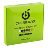 Kit 6 Esmaltes De Color  + 1 Base + 1 Top X 7ml Cherimoya 