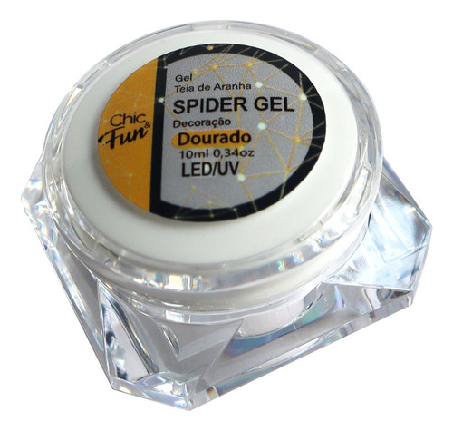 Spider Gel Teia De Aranha 10ml - Chic & Fun