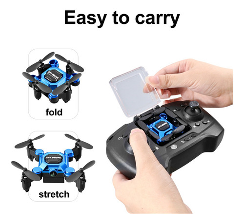 Drone Q 4g Wifi Fpv Para Principiantes Drone Plegable 3d Par