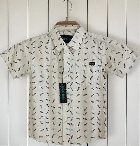 Camisa Tipo Hawaiiana Para Niño Playa