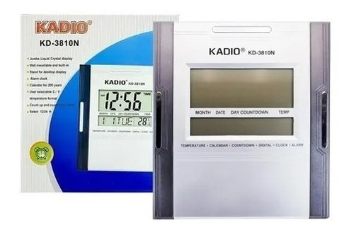 Reloj Kadio Termometro Alarma Calendario Digital + Baterias