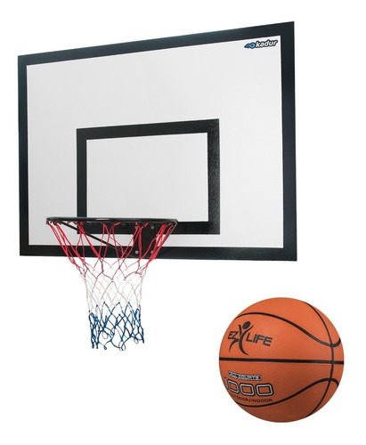 Tablero Basquet Profesional Madera Exterior + Pelota N7 Red