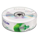 Disco Virgem Dvd+rw Elgin De 4x Por 25 Unidades