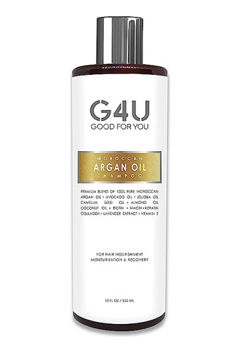 G4u Sulfate Free Shampoo With Moroccan Argan Oil For Men And