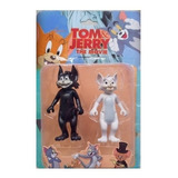 Set X2 Muñecos Tom Y Jerry - 9 Cm Gato Negro Y Gato Blanco