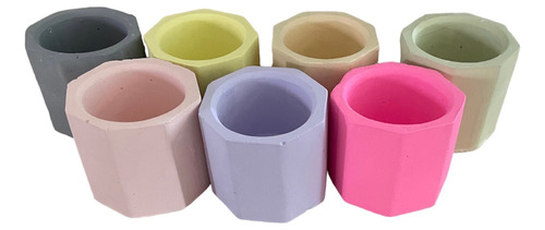 30 Macetitas Pastel Octagonal Para Velas O Suculentas.