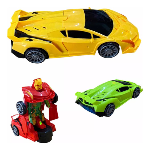 Juguete Auto Robot Transformers Luz Sonidos Babymovil