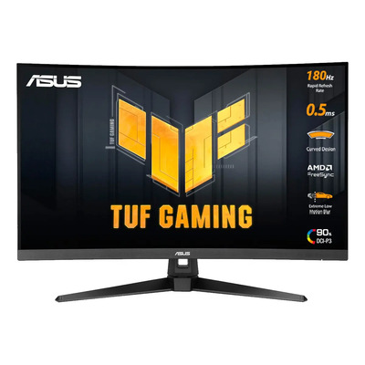 Monitor Curvo Gamer 31.5 ASUS TUF VG32WQ3B 0.5ms 180Hz QHD VA LED HDMI DP FreeSync HDR ELMB Altavoz | Envío gratis
