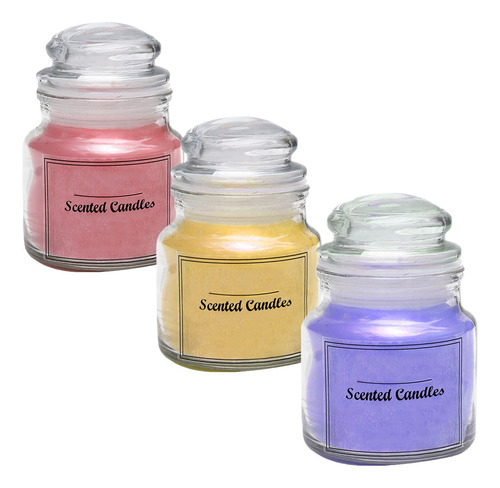 3pz Velas Aromaticas Aromaterapia Decoracion Hogar Spa