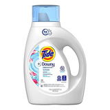 Tide Libre De Detergente Líquido + Downy 46 Onzas Líquida.