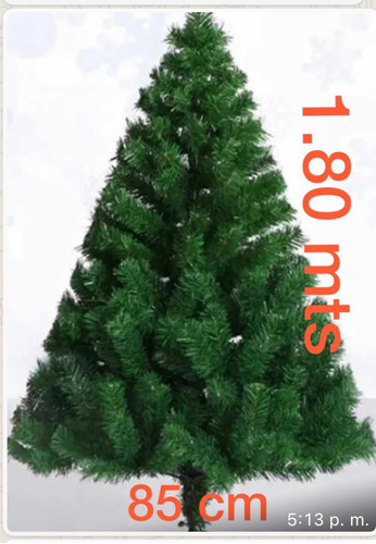 Árbol De Navidad 1.80 X 85 De Base Frondoso Y Tupido