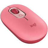 Mouse Logitech Óptico Pop Bluetooth, 4000dpi, Rosa Coral