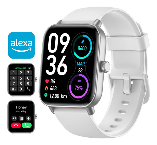 1.8'' Reloj Inteligente Smartwatch Bluetooth Llamada Alexa