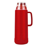 Botella Térmica Plegable Mor Use De 1,5 L, Color Rojo