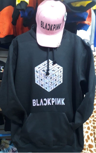 Sudadera Kpop Black Pink Gratis Gorra