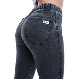 Pantalón Calza Modeladora Jean Levanta Cola Elastizado 36/50