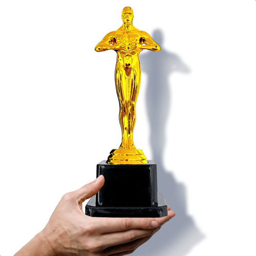Estatuilla Premio Oscar Grande Hollywood Trofeo 24cm Fiesta