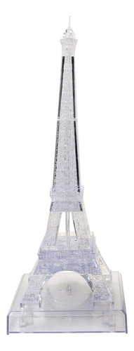 Jenilily 3d Torre Eiffel Transparente Cristal Rompecabezas J
