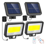 2-pack Reflector Solar Recargable, Luz Solar Exterior 100led