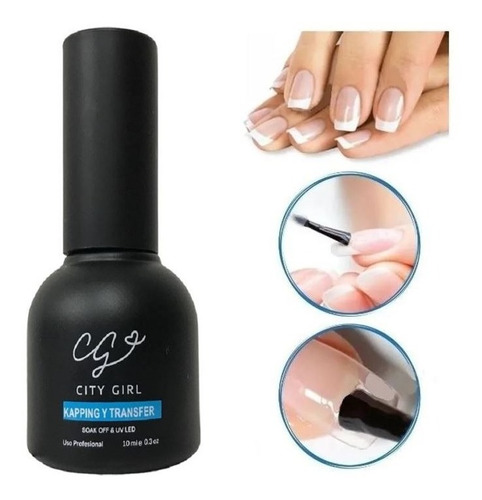 Base Gel Uv Led Correctiva Kapping 10ml Cg Uñas Manicura