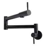 Grifo Llave De Llenado Para Ollas Plegable Negro Pared