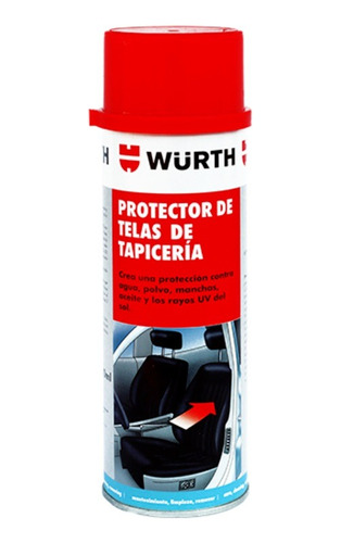 Protector Telas Tapiceria Wurth Polvo Aceite Manchas 400ml