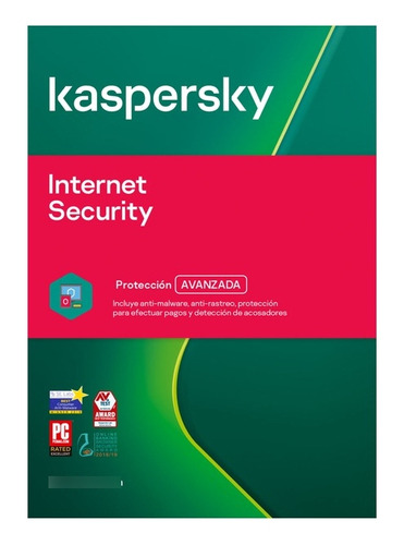 Antivirus Kaspersky Internet Security 1 Dispositivo - 1 Año