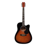Guitarra Electroacustica Texana Afinador Mccartney Bfg4117c