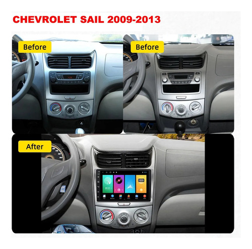 Autoradio Android Chevrolet Sail 2009-2013 +cmara Gratis Foto 2