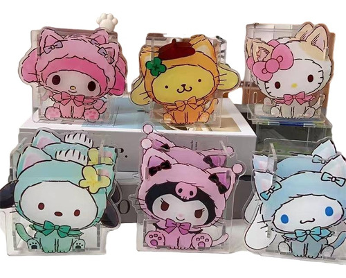 Porta Lapices Mini Organizador Acrilico Personajes Sanrio