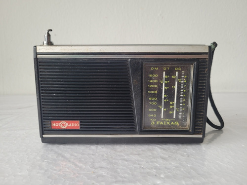 Rádio Transistor Antigo Motoradio No Estado Para Restauro  