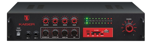 Amplificador Profesional Kaiser 800 W Pmpo, Mix-2301dusb