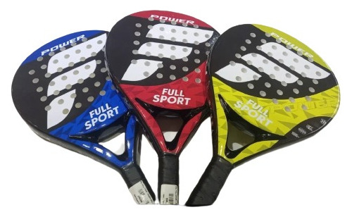 Paleta De Padel Full Sport Reforzada Fibra De Vidrio Foam