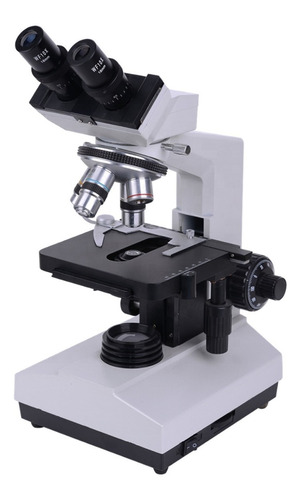 Microscopio Biológico Binocular Z107 Aumentos 1600x luz Led